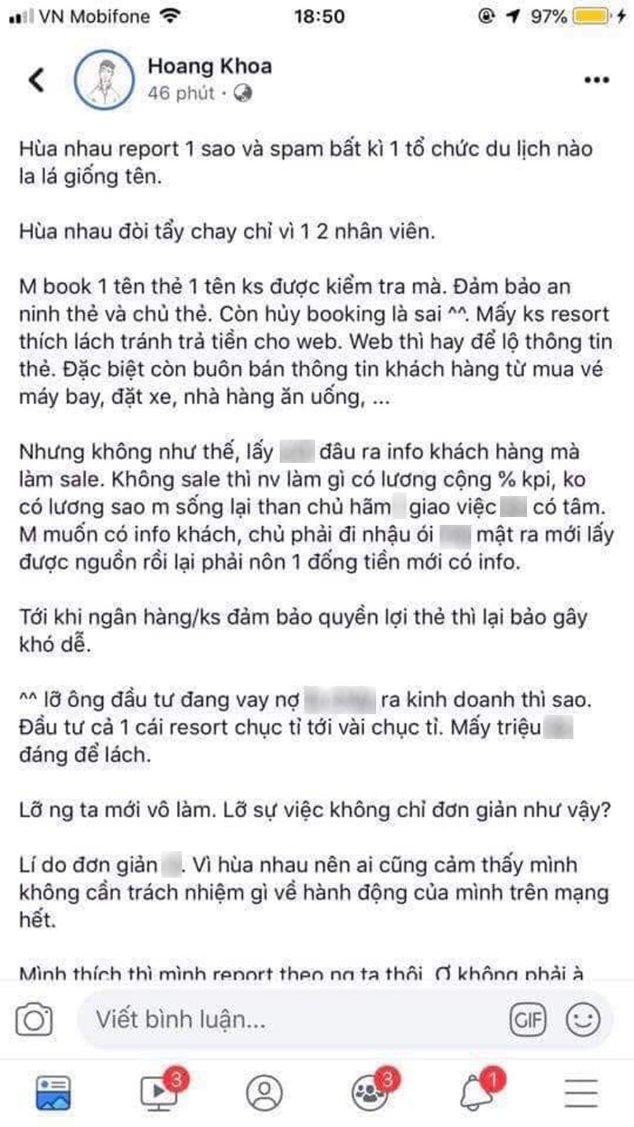 Chỉ trích dân mạng hùa nhau tẩy chay resort chỉ vì thái độ của 1-2 nhân viên trong vụ Khoa Pug tố lừa đảo, PewPew bị ném đá ngược