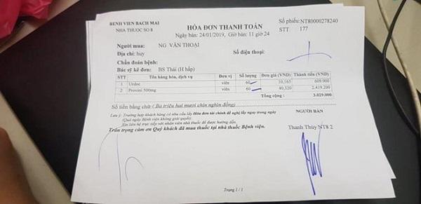 Nhà thuốc BV Bạch Mai bị tố bán thuốc nhập ngoại rởm, vừa động vào đã vữa nát