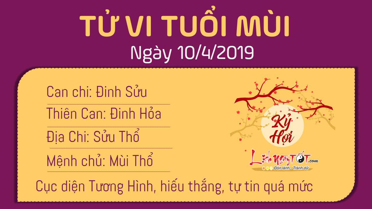 Tử vi thứ 4 ngày 10/4/2019 của 12 con giáp: Hợi bị lừa, Dần có cơ hội thăng chức