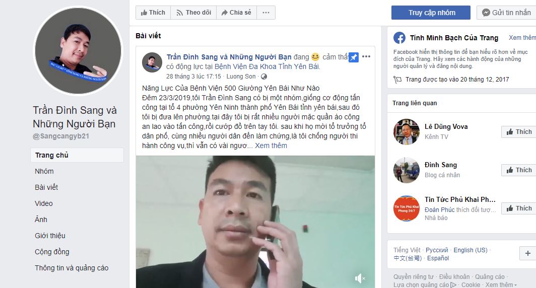 NÓNG: Công an vây bắt thánh chửi Trần Đình Sang