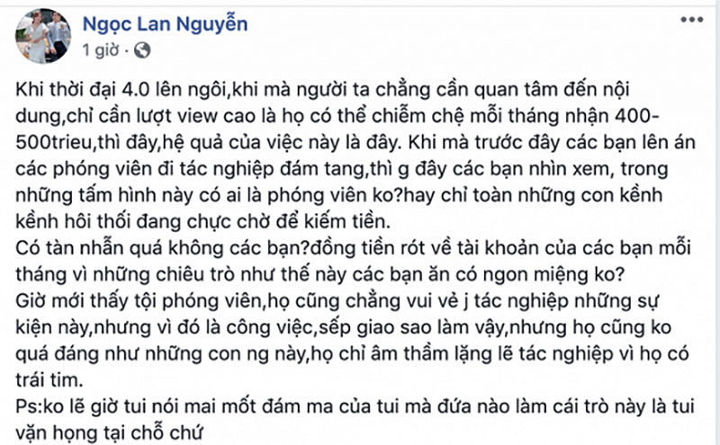 Nghệ sĩ Việt bức xúc lên án hành vi thiếu tôn trọng của các youtuber ngay trong đám tang cố nghệ sĩ Anh Vũ