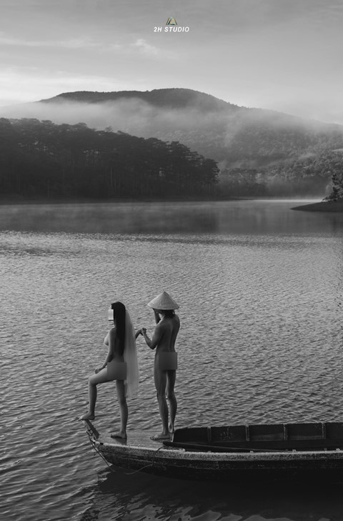 Đôi trẻ chụp ảnh cưới nude ở hồ Tuyền Lâm có đáng bị lên án?