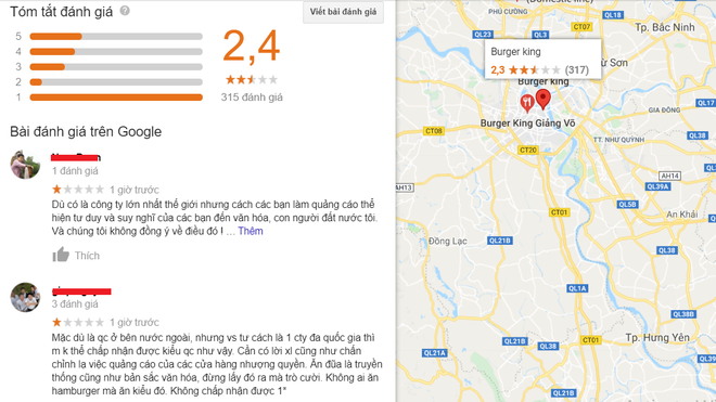 Khách Việt đánh giá 1 sao, kêu gọi tẩy chay Burger King sau vụ quảng cáo ăn bánh bằng đũa