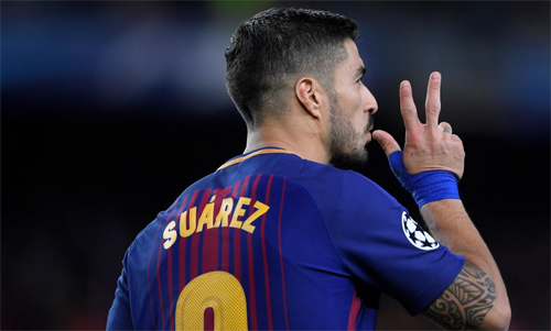 Suarez tịt ngòi sân khách gần bốn năm trước trận gặp Man Utd