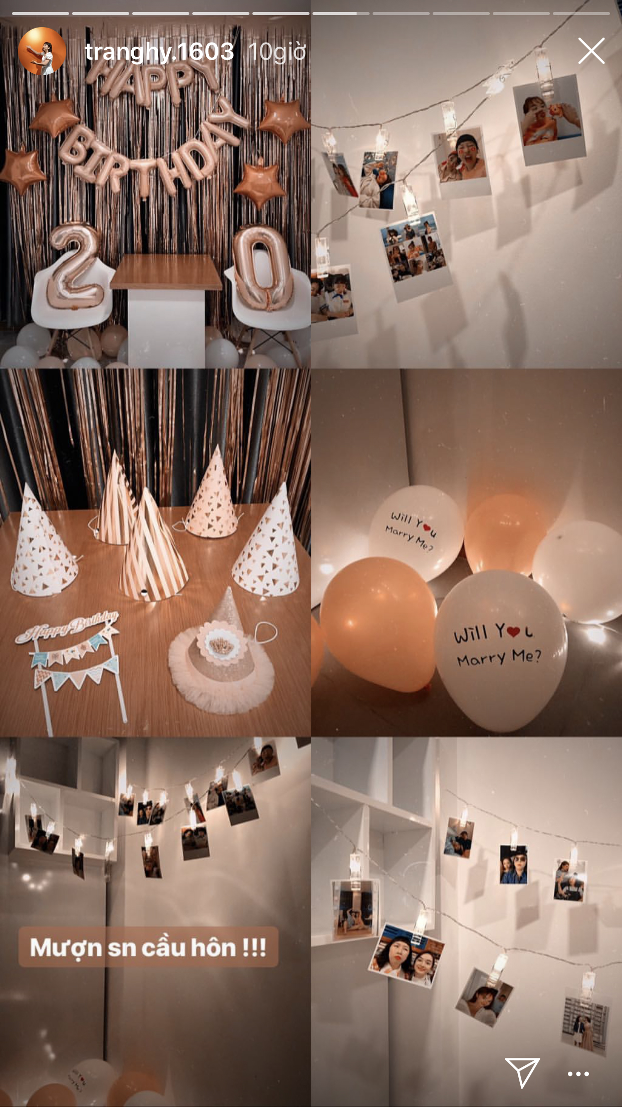 Sẵn tin đồn yêu nhau còn nóng, Trang Hý mượn luôn sinh nhật cầu hôn Kaity Nguyễn với nhẫn trị giá... 200K