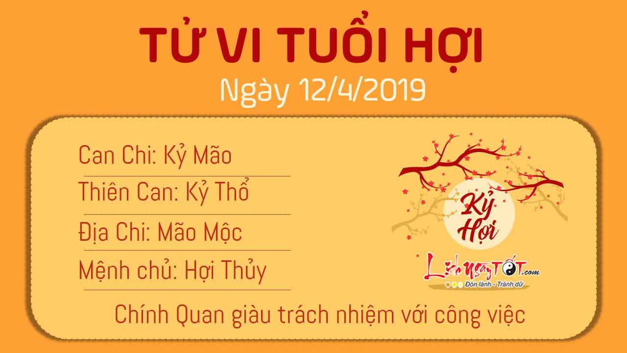 Tử vi thứ 6 ngày 12/4/2019 của 12 con giáp: Tý gia đạo không yên, Ngọ cẩn thận mất tiền