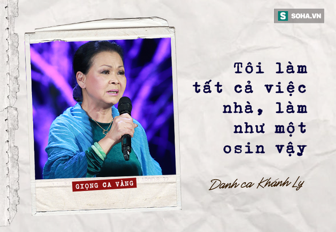 Khánh Ly: Tôi dọn dẹp, nấu cơm, rửa chén, giặt quần áo. Tôi làm tất cả việc nhà như một osin vậy