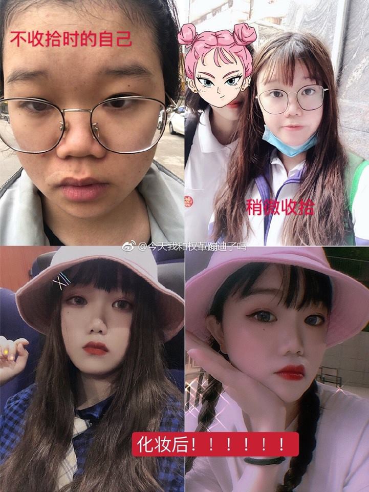 Chùm ảnh: Khổ nhất vẫn là con trai khi bao phen ngã ngửa vì xem ảnh con gái trước và sau makeup