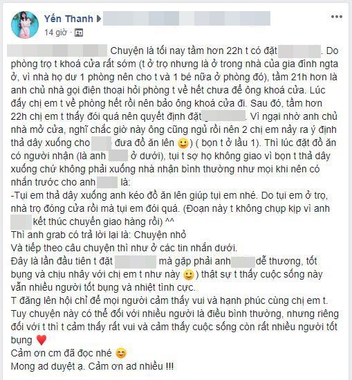 Lại thêm anh shipper như nam chính ngôn tình: Tặng thêm bịch bánh tráng nhưng không quên dặn một câu chị em nào cũng muốn nghe