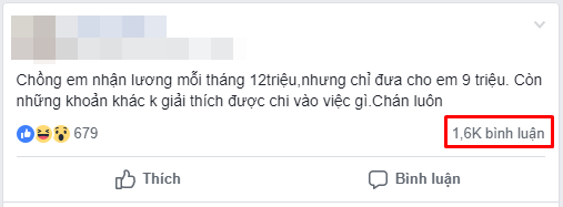 Ấm ức tố chồng giữ lại hẳn 3 triệu mỗi tháng mà không kê khai được tiêu vào đâu, vợ trẻ bị mắng xối xả vì điều này...