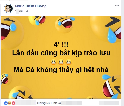 Đang lúc clip nóng bị nghi của hot girl Trâm Anh lan truyền mạnh, Hoa hậu Diễm Hương ẩn ý: Lần đầu bắt kịp trào lưu