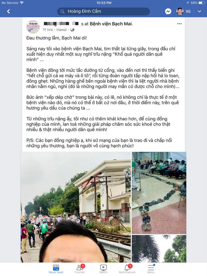 Thực hư bức ảnh xếp dép dài dằng dặc chờ khám tại bệnh viện Bạch Mai Thực hư bức ảnh xếp dép dài dằng dặc chờ khám tại bệnh viện Bạch Mai