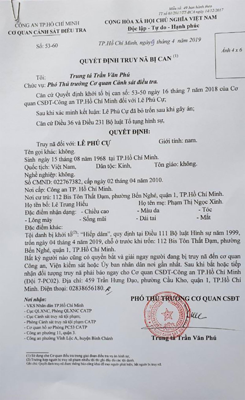 Đại gia Sài Gòn hiếp dâm nữ sinh du học Mỹ: Chỉ là té úp mặt vào vùng mông?