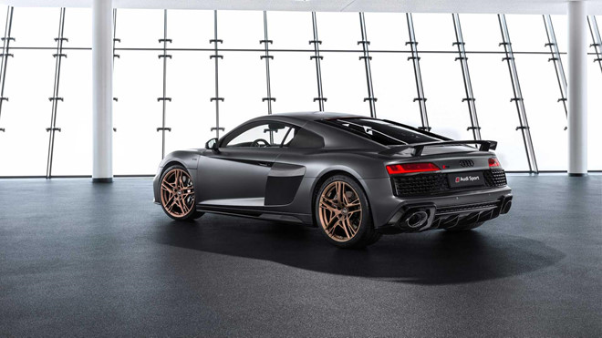 Audi R8 V10 Decennium dùng động cơ giống Lamborghini Huracan Audi R8 V10 Decennium dùng động cơ giống Lamborghini Huracan