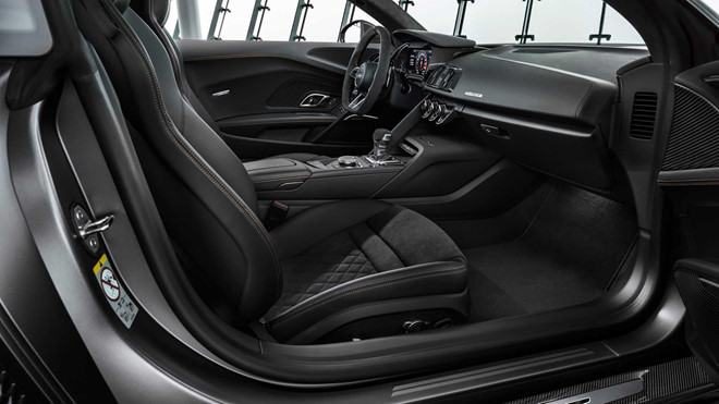 Audi R8 V10 Decennium dùng động cơ giống Lamborghini Huracan Audi R8 V10 Decennium dùng động cơ giống Lamborghini Huracan