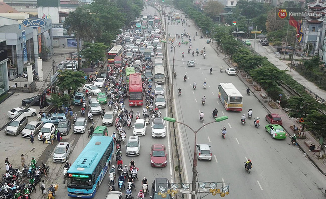 Vành đai 3 ùn tắc dài hàng km, cửa ngõ phía nam Thủ đô chật kín ngày cuối cùng kỳ nghỉ lễ