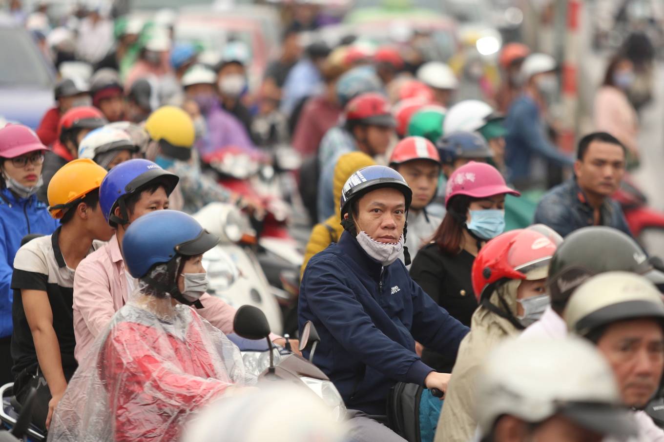 Video ảnh: Đường phố Hà Nội kẹt cứng trong ngày đầu đi làm sau nghỉ lễ