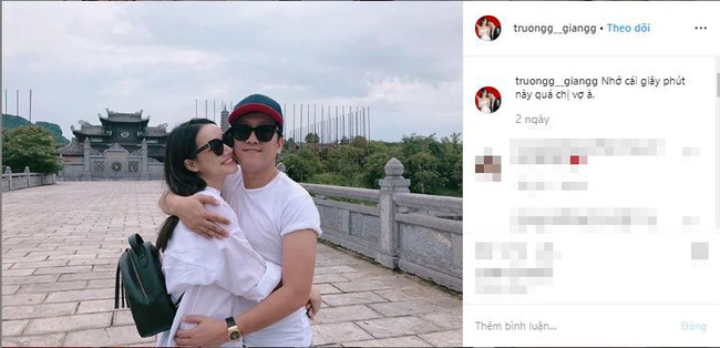 Trường Giang đăng ảnh tình cảm cùng vợ kèm cách xưng hô lạ lùng nhưng đây mới là sự thật phía sau