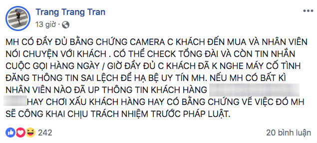 Gái xinh nổi tiếng Instagram chối bay việc là chủ shop dính phốt bán quần áo cũ sửa lại, cãi nhau tay đôi với khách