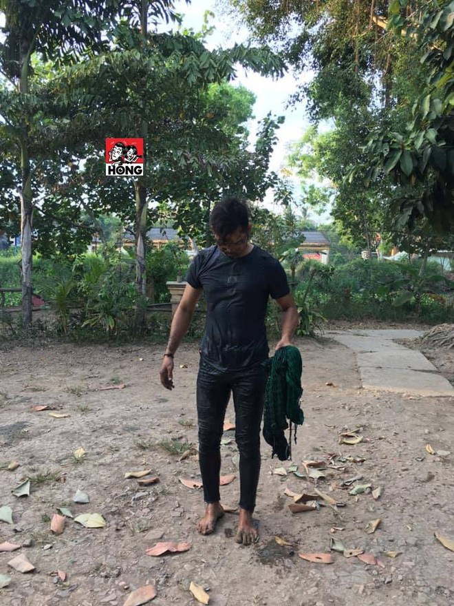 Thanh niên mắc võng trên ao nằm chợp mắt và cái kết hứng trọn lớp bùn đen khiến dân mạng cười bò