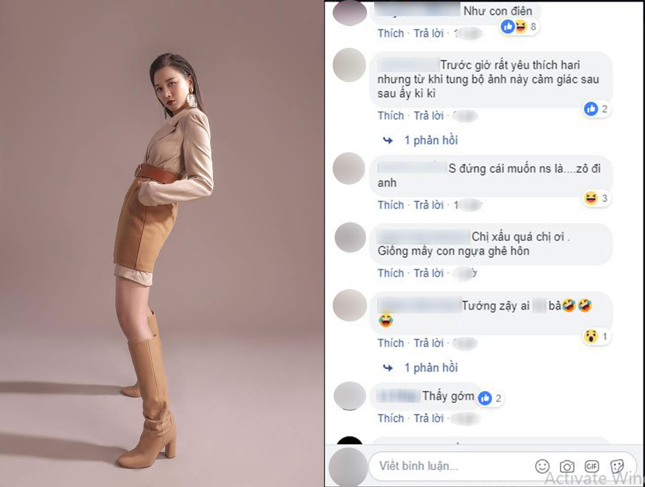 Vừa được khen hết lời trong bộ ảnh mới, Hari Won lại bị chê xấu, kém duyên vì tư thế tạo dáng khó hiểu