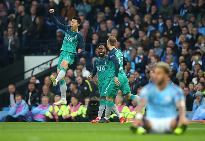 Man City 4-3 (4-4) Tottenham: Son Heung-min lập cú đúp trong 3 phút, Tottenham lần đầu vào bán kết sau trận cầu lịch sử