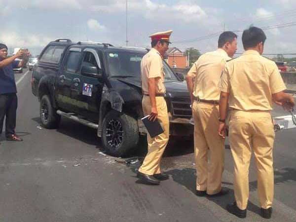 Tạm giữ tài xế côn đồ ép ngã khiến Đại úy CSGT thiệt mạng ở Bà Rịa - Vũng Tàu