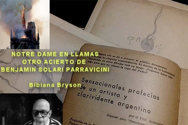 Kỳ lạ bức vẽ tiên tri từ 80 năm trước về Nhà thờ Đức Bà cháy