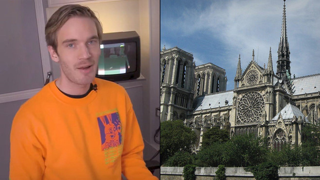 Ăn theo nhà thờ Đức Bà, PewDiePie phải xóa video YouTube