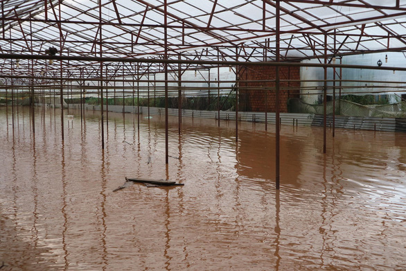 Chiều 20-4, Đà Lạt mưa lớn kèm mưa đá, nhiều nơi ngập nặng