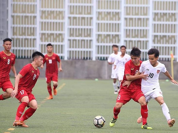 U18 Việt Nam chia điểm đáng tiếc với U18 Myanmar