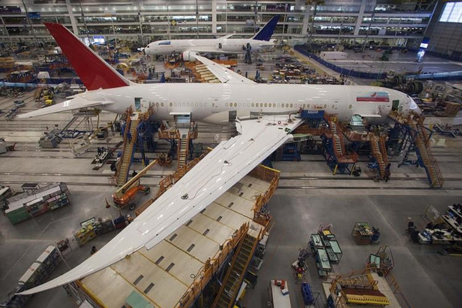Boeing lại đối mặt khủng hoảng về chất lượng sản xuất 787 Dreamliner