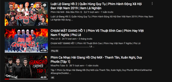 Tại sao phim giang hồ không bao giờ thất sủng, thượng vàng hạ cám cỡ nào cũng có người xem?