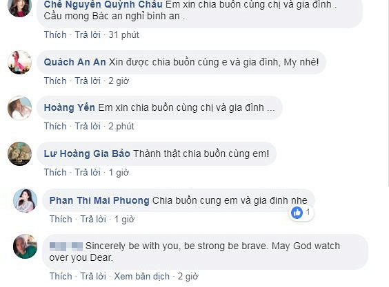 Sao Việt chia buồn khi mẹ của diễn viên Diễm My 9x qua đời ở tuổi 58