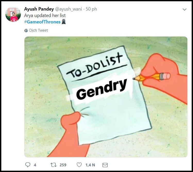 Khán giả xem Game of Thrones chỉ quan tâm màn mây mưa của Arya, bất chấp cuộc chiến kinh điển sắp tới