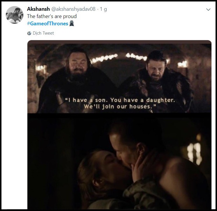 Khán giả xem Game of Thrones chỉ quan tâm màn mây mưa của Arya, bất chấp cuộc chiến kinh điển sắp tới