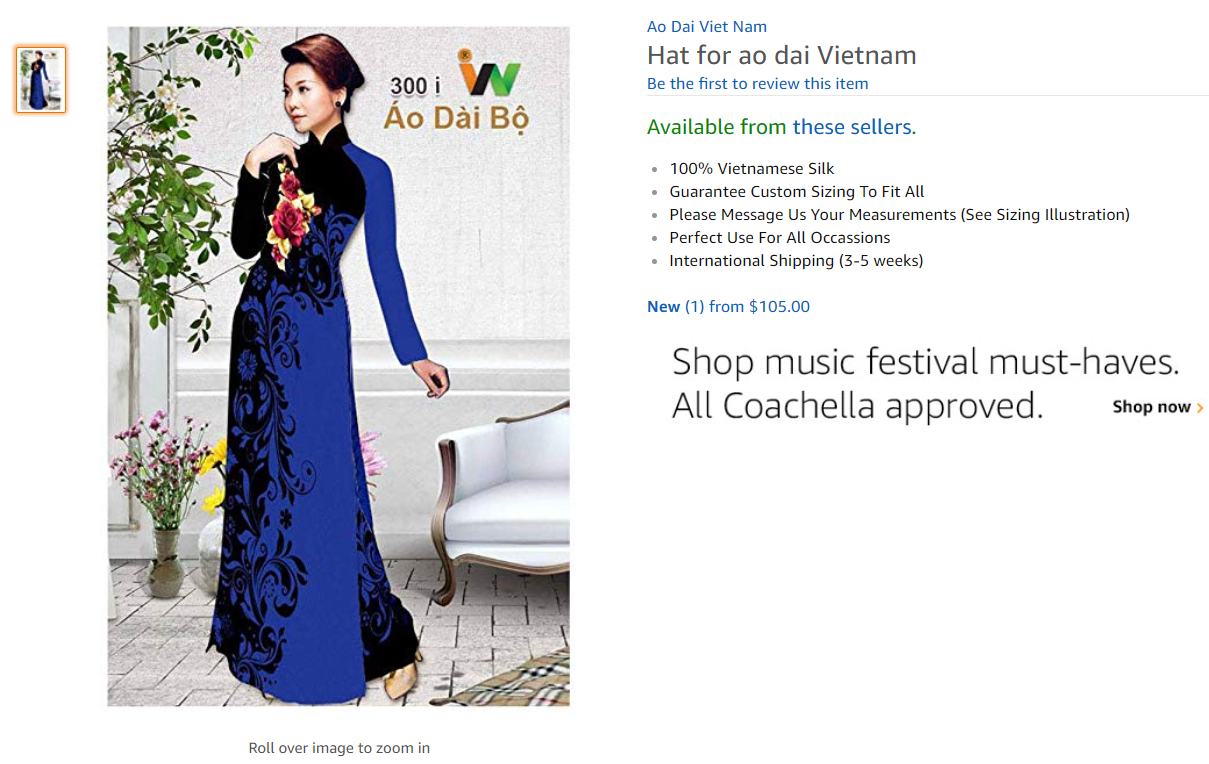 Nón lá, chổi đót, dầu cù là có giá đắt đỏ trên Amazon