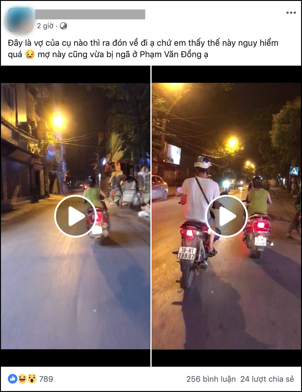 Clip chị ninja Lead vừa đi vèo vèo vừa đánh võng, anh tài xế đi sau sợ hãi: Vợ ai thì ra đón về đi ạ