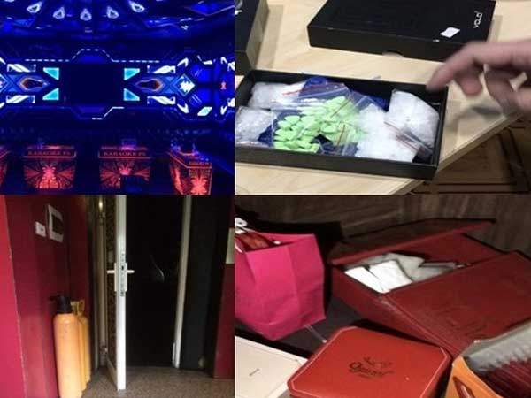 Chủ quán karaoke trèo lan can tầng 3 bỏ trốn, để lại nhiều ma túy