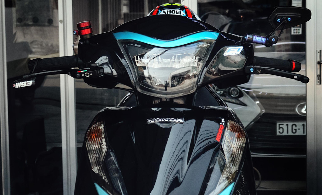 Honda Lead phiên bản vua ninja của biker Cà Mau tốn thêm 100 triệu