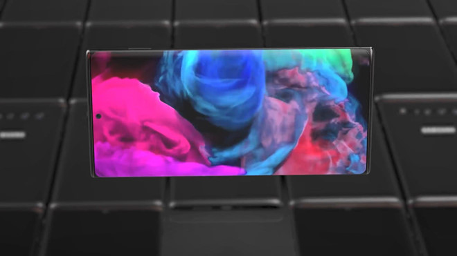 Bản dựng Galaxy Note 10 với màn hình đục lỗ, 4 camera