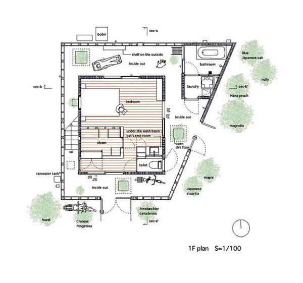 Gia chủ không tốn một xu tiền điều hòa nhờ kiểu nhà lạ kệ nắng, mưa