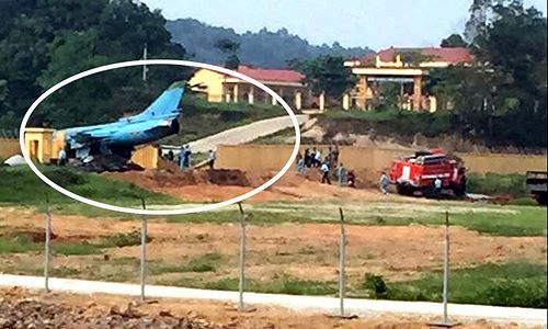 Ảnh hiện trường vụ máy bay Su-22 gặp nạn ở Yên Bái