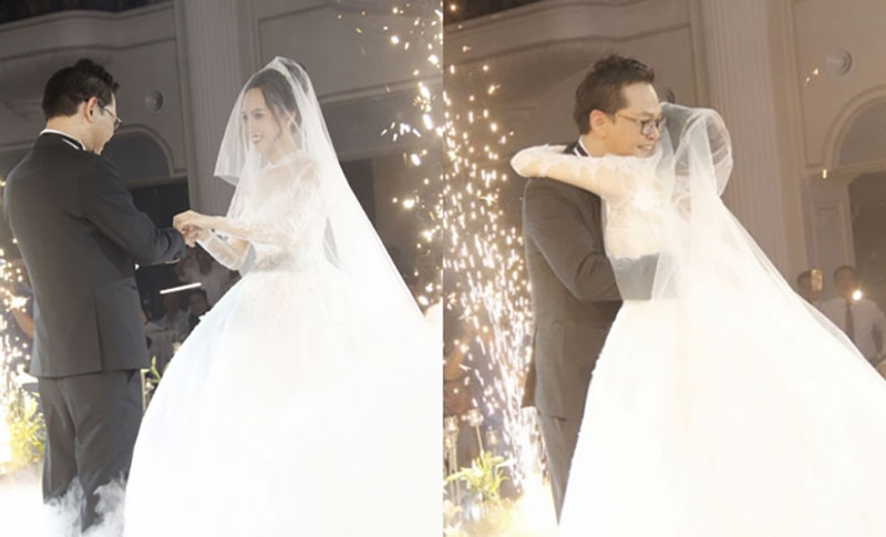 Dàn sao phía Bắc nô nức đến dự đám cưới hoành tráng của NSND Trung Hiếu và vợ trẻ kém gần 2 giáp