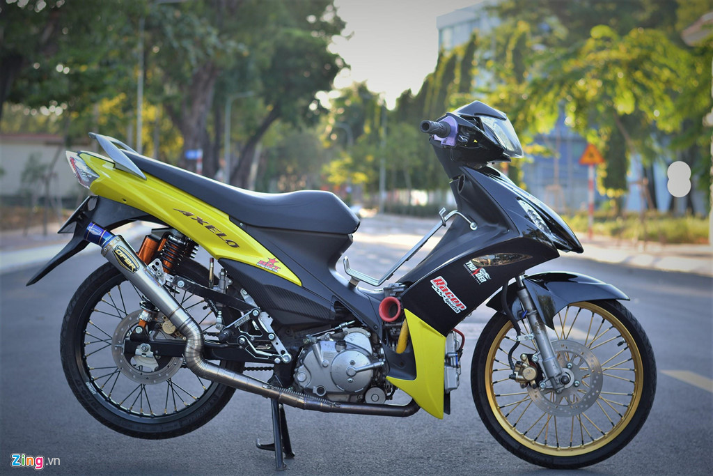 Suzuki Axelo độ động cơ khủng gấp 3 sức mạnh, tốn gần 100 triệu đồng