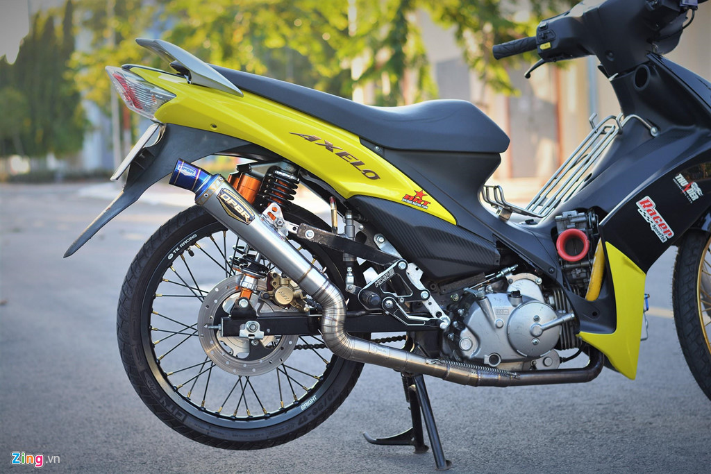 Suzuki Axelo độ động cơ khủng gấp 3 sức mạnh, tốn gần 100 triệu đồng