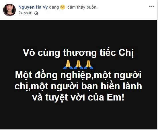 Hồ Ngọc Hà cùng loạt sao Việt xót xa trước tin cựu người mẫu Như Hương qua đời ở tuổi 37 vì ung thư
