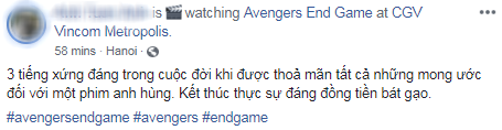 Khán giả Việt xúc động sững sờ, phấn khích tột độ sau suất chiếu ENDGAME đầu tiên