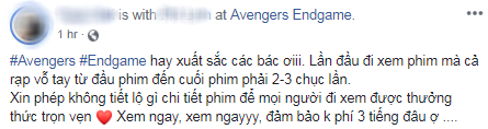 Khán giả Việt xúc động sững sờ, phấn khích tột độ sau suất chiếu ENDGAME đầu tiên
