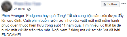 Khán giả Việt xúc động sững sờ, phấn khích tột độ sau suất chiếu ENDGAME đầu tiên